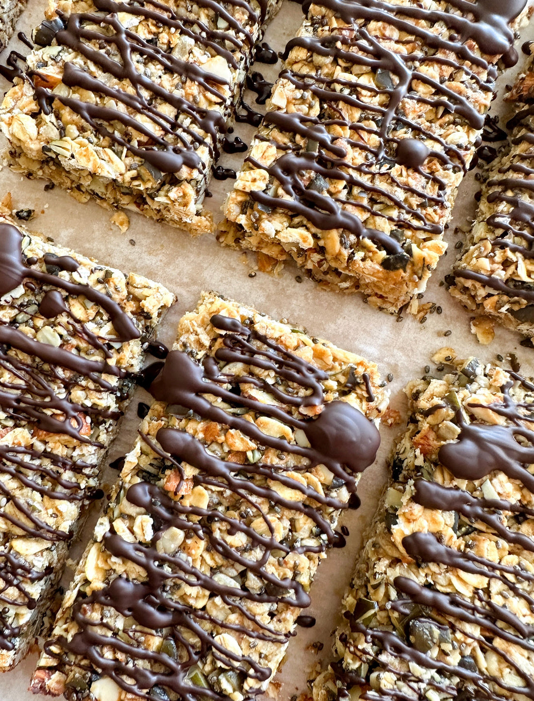Seedy Choc Granola Bars