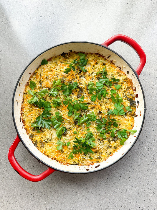 Baked Veggie Rice