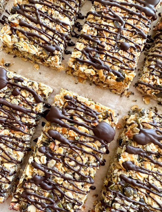 Seedy Choc Granola Bars