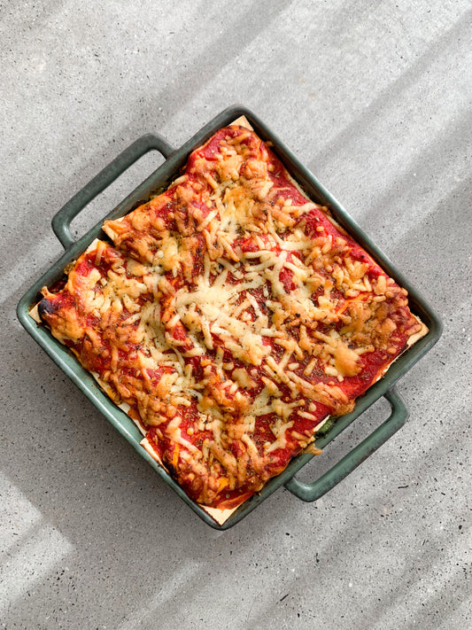 roast veggie lasagne